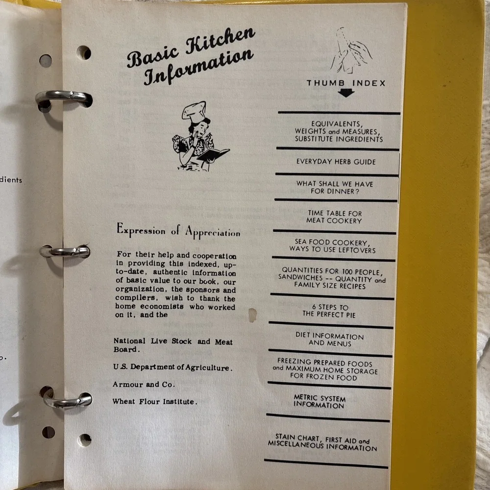 Vintage Cookbook Spiral Bound Recipes  The Ranch House RLCHOA Conchas NM